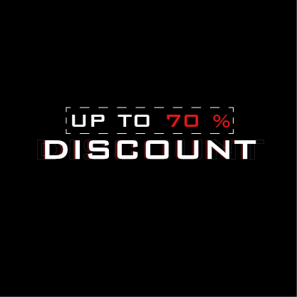 DISCOUNT UP TO 70%